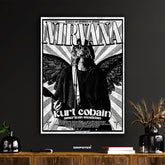 Nirvana Kurt Cobain Iconic Grunge Tribute Poster